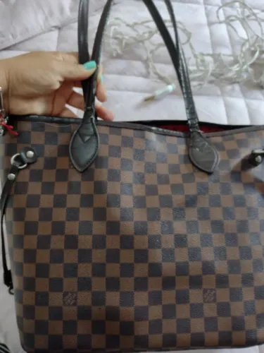 Bolsa Louis Vuitton Damier Ebene Neverfull