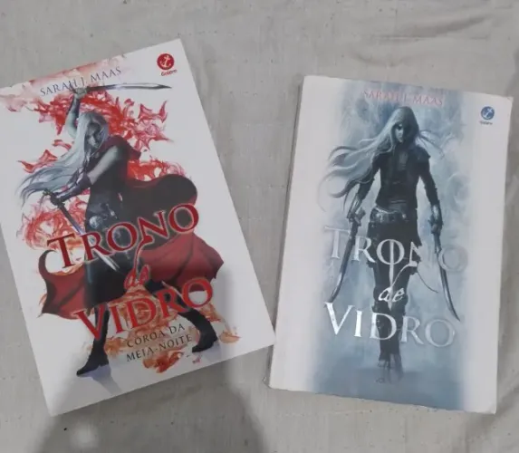 ? [IMPERDÍVEL] Kit Trono de Vidro (Vol 1 e 2) - Sarah J. Maas - Livros Conservados