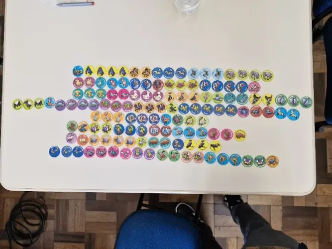 Tazos Animais em Extinção - Lote