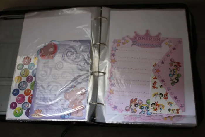 Coleção papel de carta anos 2000 + fichário Pernalonga vintage | raridade | Campinas/SP