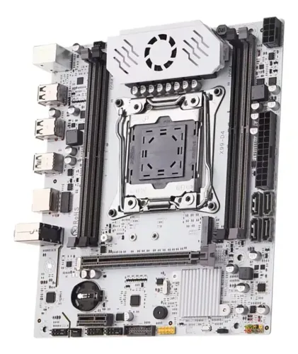 Placa-mãe QIYIDA X99 D4 TPM2.0 LGA 2011 3 com slot M.2 