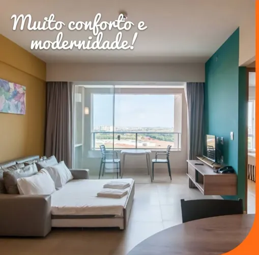 Cota QUITADA - 2 quartos (até 7 pessoas) - Solar das Águas - Próximo ao Thermas laranjais!