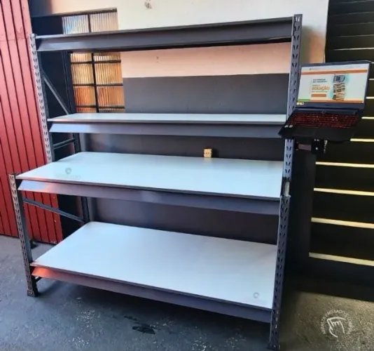 Bancada de Expedição Profissional | Mesa de Embalagem | Estação de Trabalho Logística