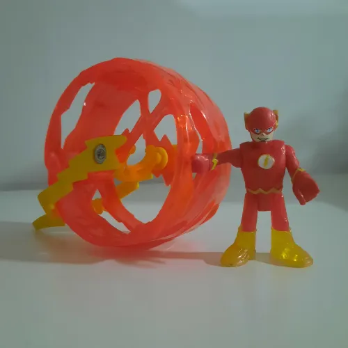 BONECO DC FLASH E CICLO BRINQUEDO