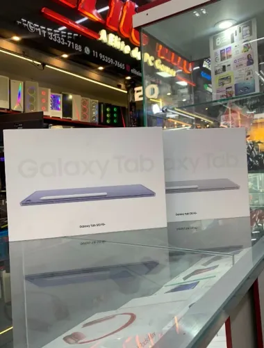 Galaxy Tab S10 FE Plus 128GB 8RAM c/ Capa e Caneta Tela 12.9 Lacrados Loja Física Entregas