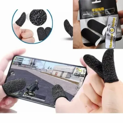 Luva de Dedo Gamer Para Jogos Celular