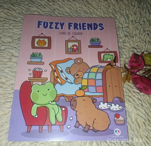 Livro de Colorir Fuzzy Friends