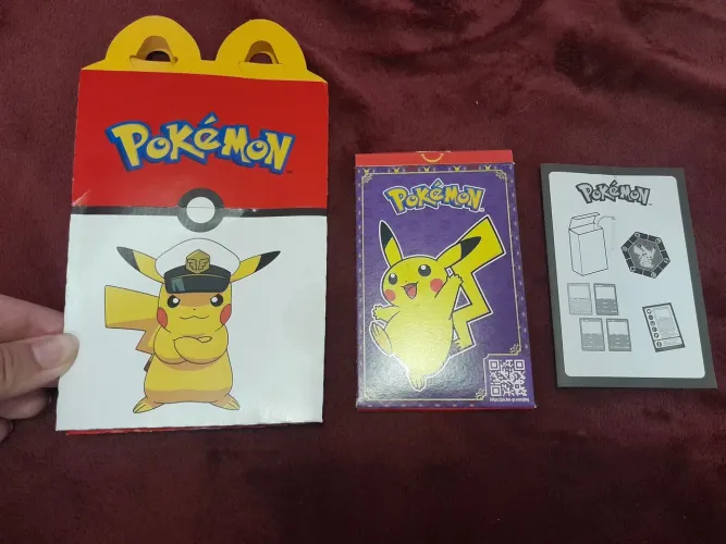 Embalagem Pokémon McDonalds