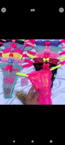 Calcinhas de renda - Diversas cores