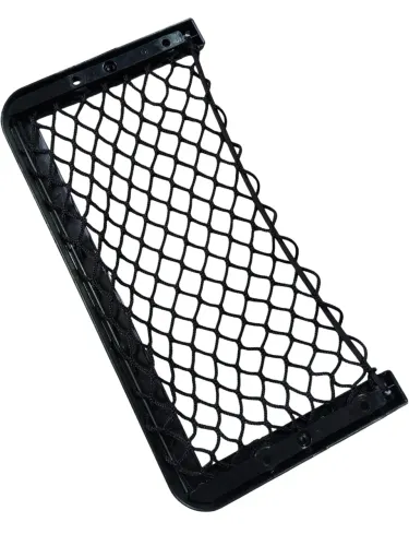 Rede Porta Lateral Malas Tela Elastica Cr Vw Fox  Preto