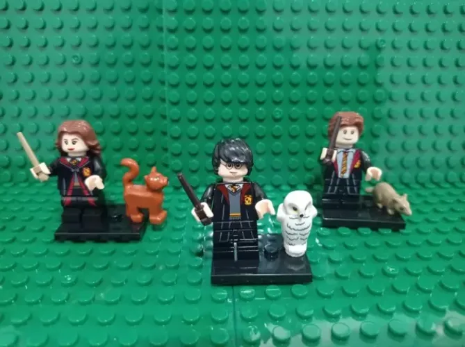 Lego Harry Potter 03 unidades Bloco de montar geek