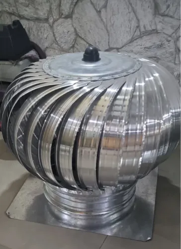 8 Exaustores aeólico - 17 polegadas - novos e montados 