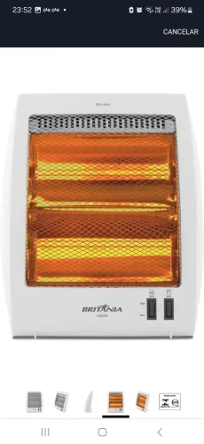 Aquecedor Britânia AB800B 220v