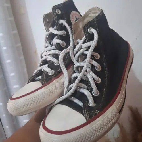 Tênis Converse All Star Preto tm 36 cano alto