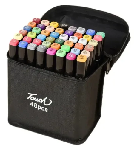 Canetas Marcadoras Touch 48 cores