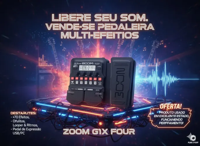 Pedaleira G1 X Four (Usado) em excelentes condições