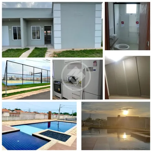 CASA TÉRREA COM 128 M² SENDO 54,12 M² DE CONTRUÇÃO NO CONDOMÍNIO ATHENAS COM 2 QUARTOS S/1