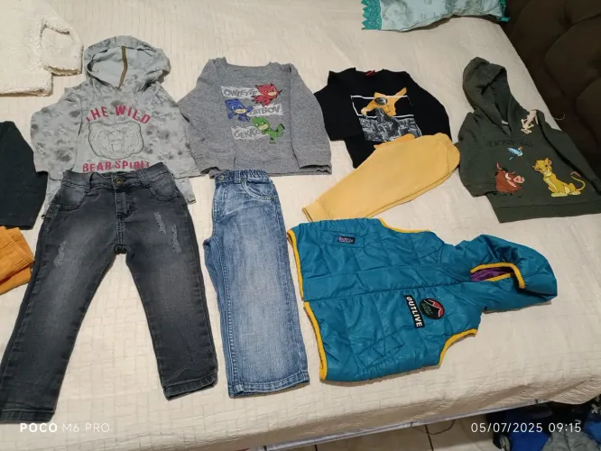 Lote de Roupas Infantis - Diversas Peças UP UP UP