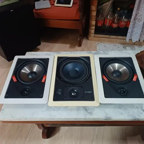 kit 3 caixas de teto 1 polk audio + 2 loud