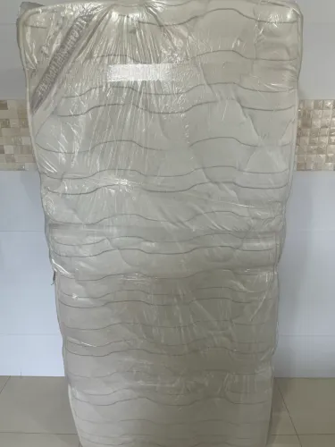 Cama solteiro mola e sacada + base + cabeceira em madeira MDF