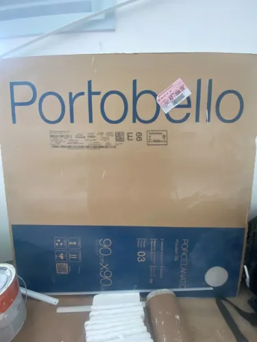 Porcelanato Portobello Natural Retificado Nord Ris 90x90 Cinza