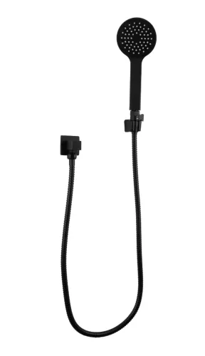 Ducha Higienica Preto Fosco ABS Mangueira 120 cm Registro 1/4 Volta com Riscos e Amassados