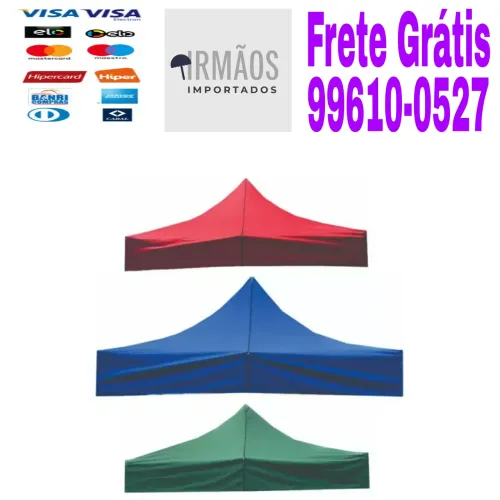 Lona para Tenda Sanfonada 3x3