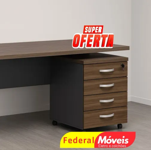 Gaveteiro com 4 Gavetas 0,70x0,47x0,42 - Qualidade e durabilidade!