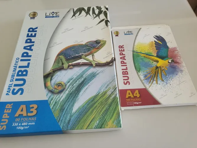 Vendo Papéis Sublimaricos A3 e A4 usei poucas folhas 