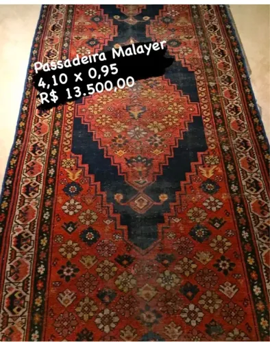 Passadeira Malayer 4,10 x 0,95