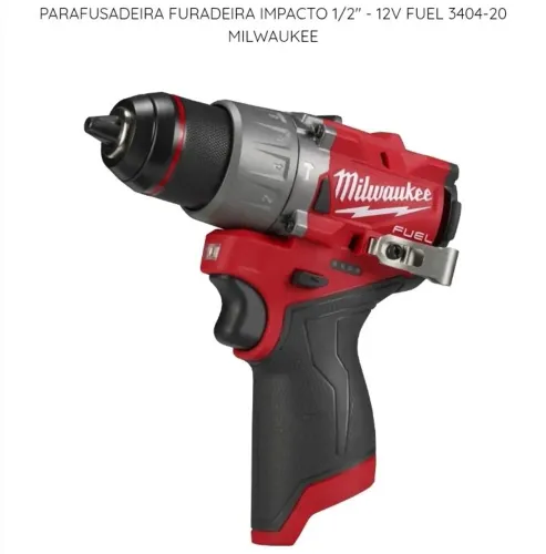 PARAFUSADEIRA IMPACTO M12 - FUEL 3404-20 MILWAUKEE