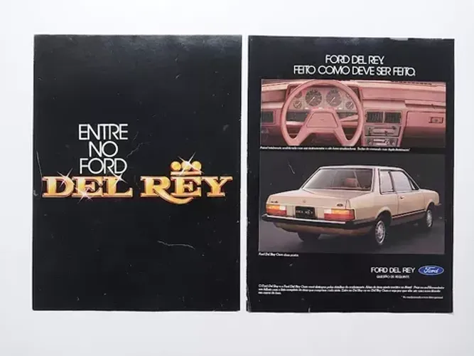 Ford Del Rey Ouro 1981 - Propaganda Original de Revista 4 pgs.