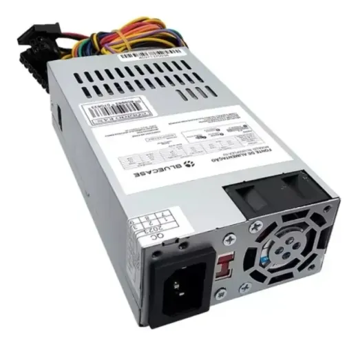 Fonte Atx Flex 1u 200w S/ Cabo Bluecase - Blu200flex1u Cor Prateado bivolt Novo Loja 