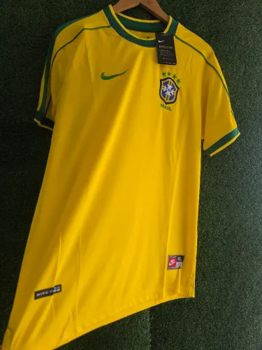 Camisa Brasil 98 amarela masculina