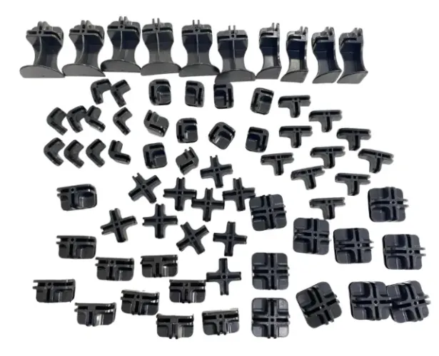 60 Conectivo + 10 Pé Conectivo P/tela Aramada Vidro Conector