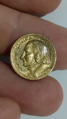 Moeda de 10 centavos 1948 José Bonifácio 