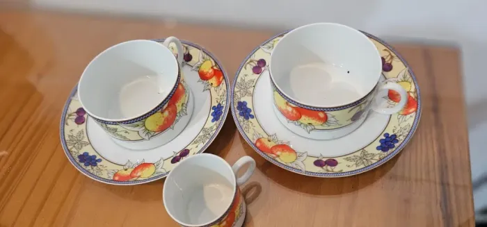 Jogo de chá porcelana 