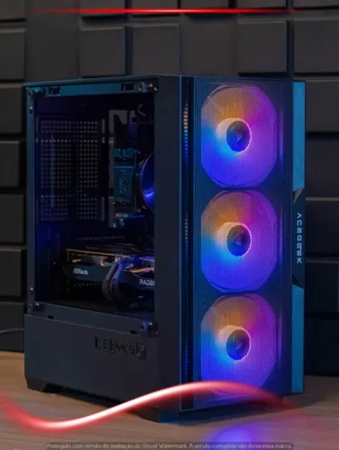Gamer PC Ryzen 5 3600, RX 6600 8GB, 16GB RAM, SSD 256GB/HD 500GB, Gabinete Acergeek
