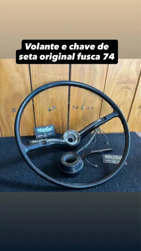 Chave de seta e volante original do fusca 74