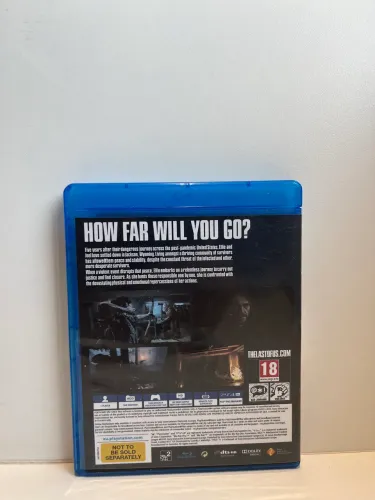 Jogo THE LAST OF US PART II, PS4. Mídia física(disco) e usada em perfeito estado!