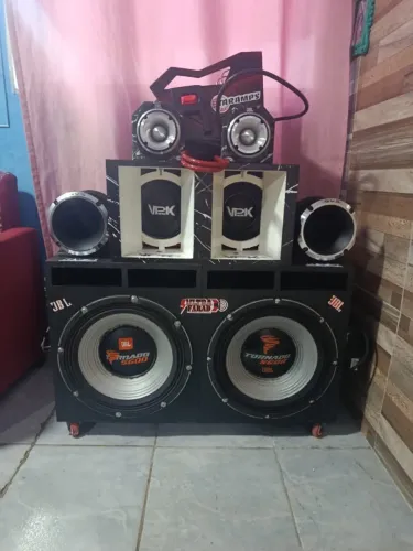 Paredão de som completo