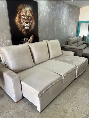 Sofá Retrátil Reclinável (Luxuoso) Mega Oferta.