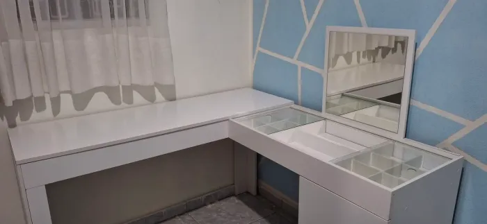 Penteadeira escrivaninha organizadora de canto Star 