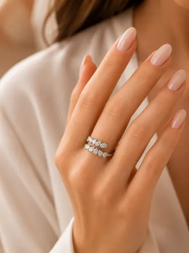 Anel de Diamantes