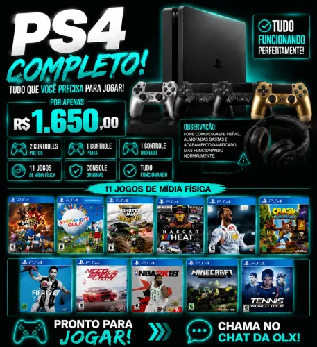 PlayStation 4 - USADO