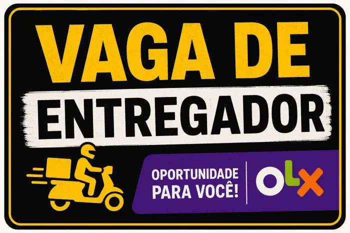 Vaga motoboy entregador seg a sexta