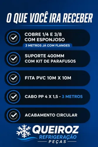 Tubulação de ar condicionado 