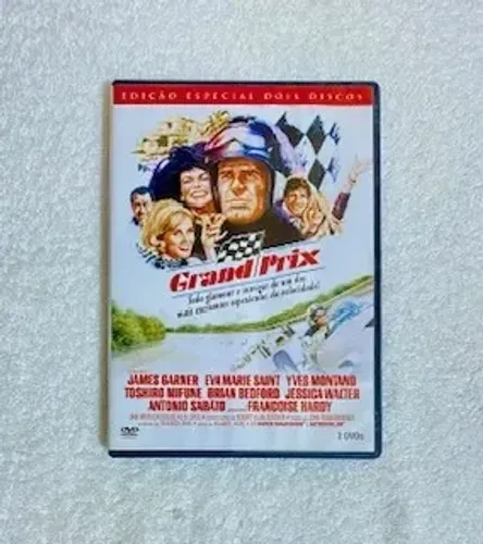 DVD Duplo Grand Prix (Direção John Frankenheimer-1966)Clássico do Automobilismo