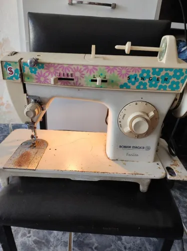 Máquina de costura singer bobina mágica facilita 