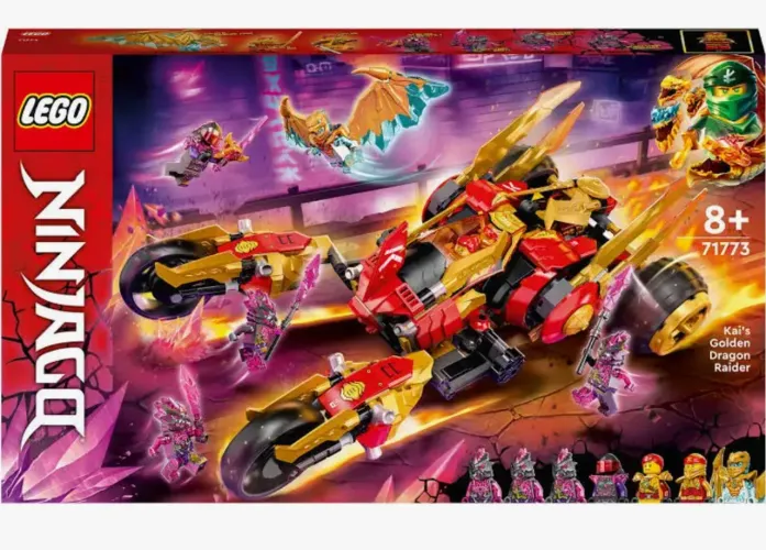 Lego ninjago 71773 Kai's golden dragao doursdo do kai, original lacrado sem caixa e manual